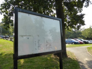 Unused board at Appley, Spring 2014