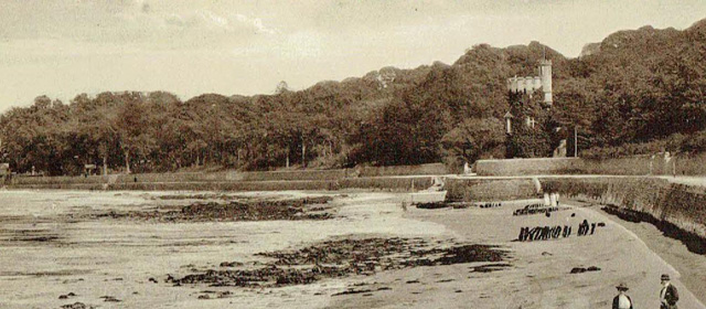 Appley wall and tower old postcard