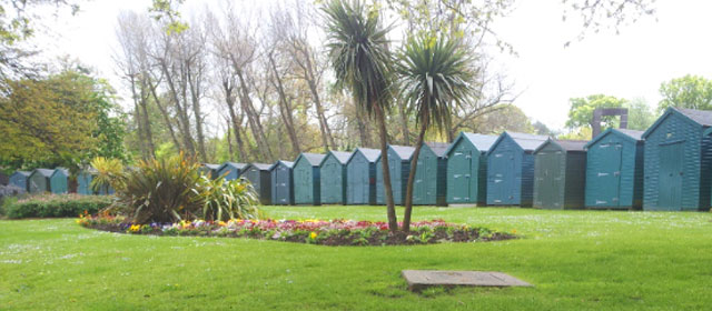 Beach huts