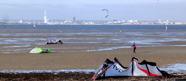 Kitesurfers